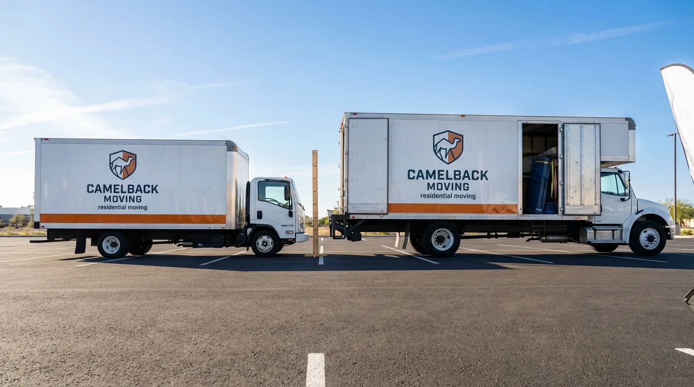 Moving truck size capacity guide in Hurst